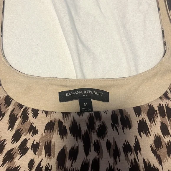 NWOT Banana Republic Leopard Print Bodysuit - Picture 3 of 5